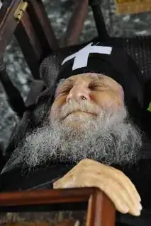 Picture of smiling corpse