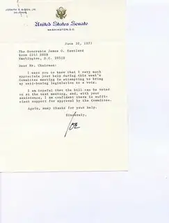Image of the letter from The Washington Post.