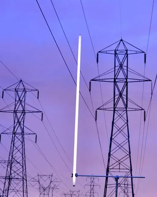neon lit by capacitance