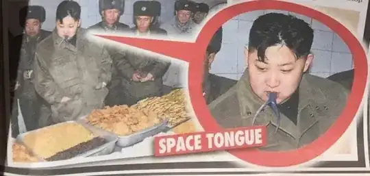 Sunday Sport, Kim's space tongue