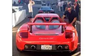 Paul alive with his car