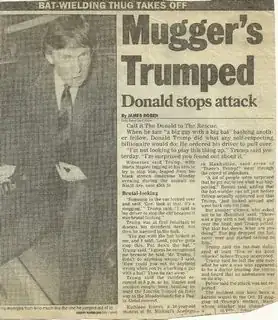 a newspaper clipping of the article containing the claim