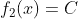 f2 == C