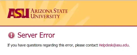 Server Error