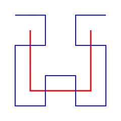 2nd order Hilbert Curve