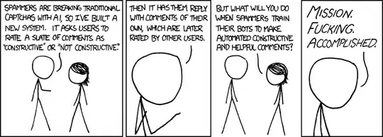 And what about all the people who won't be able to join the community because they're terrible at making helpful and constructive co-- ... oh.
