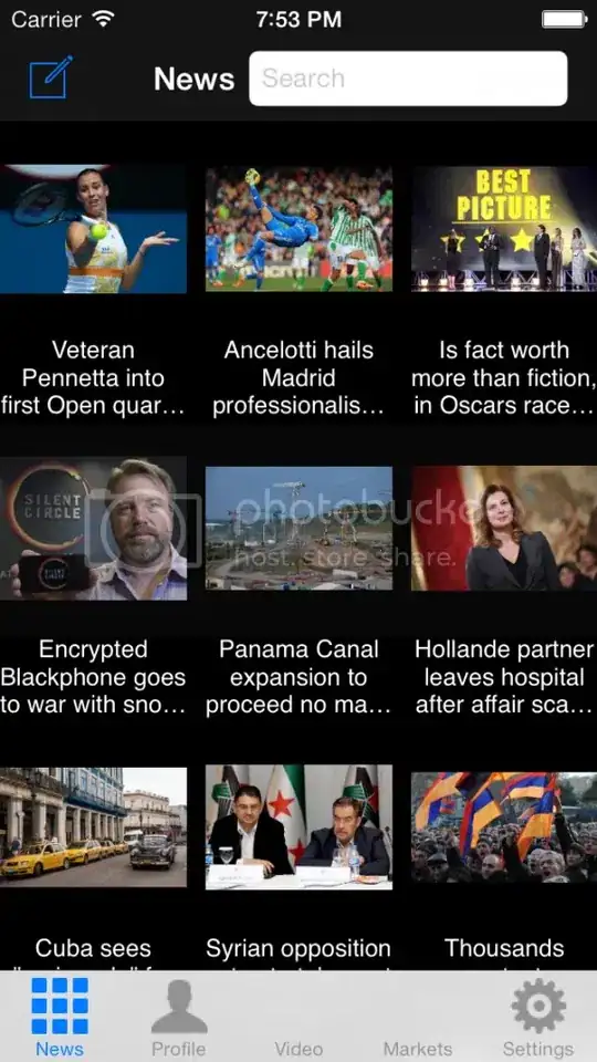 Collection View Screen Shot