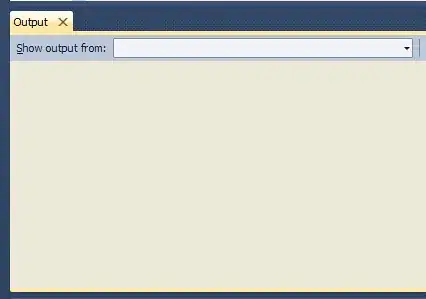 VS2010 Output window incorrectly docked