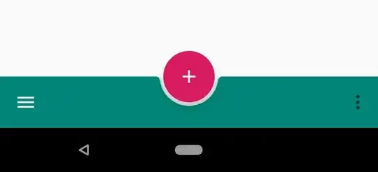 BottomAppBar with a cradled FAB