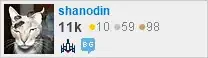 profile for shanodin on Stack Exchange, a network of free, community-driven Q&A sites