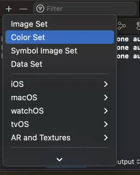Color Set Example