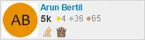 profile for ᴀʀᴜn BᴇrtiL on Stack Exchange, a network of free, community-driven Q&A sites profile for ᴀʀᴜn BᴇrtiL on Stack Exchange, a network of free, community-driven Q&A sites