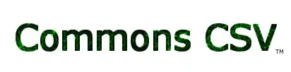 logo for the Apache Commons CSV project