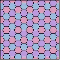 hexagonal tiling