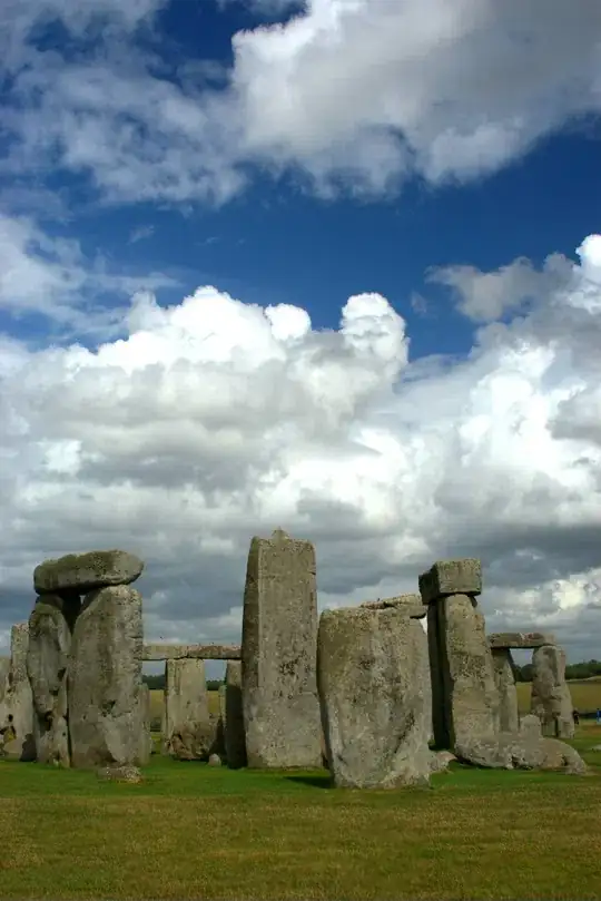 Stonehenge on the Salisbury Plain on a beautiful summer day