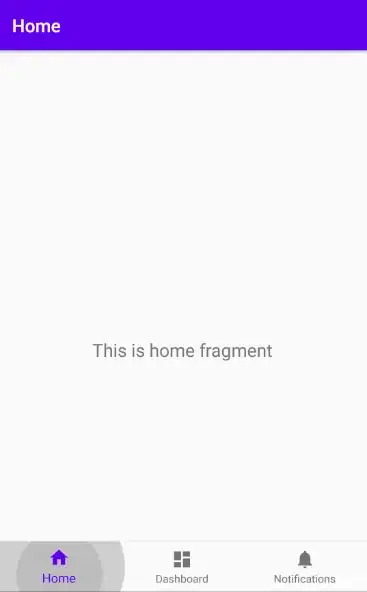 When I click repeatedly, the fragment blinks