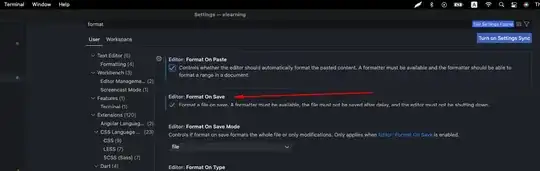 Update your settings