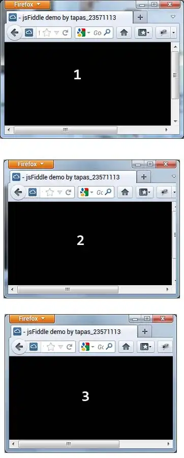 Screenshot during debugging