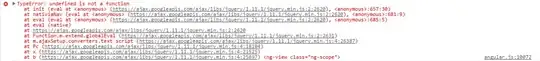 TypeError: Undefined is not a function