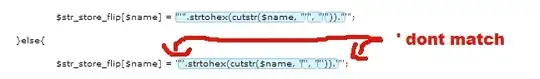 screenshot of the problem