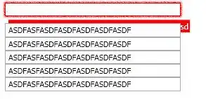 Sample of data
