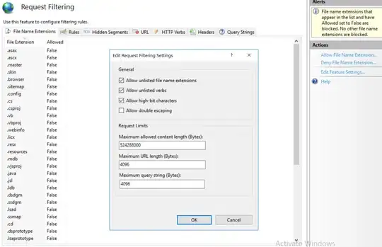 request filtering url length
