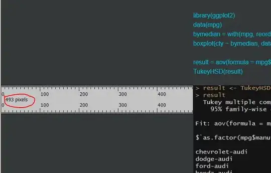 Output from DB