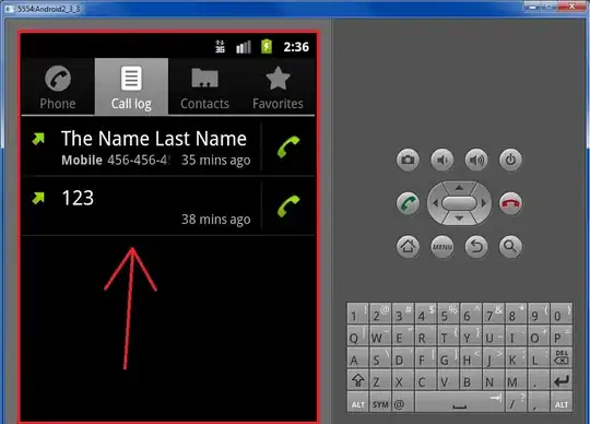 Android Emulator Contacts Manager