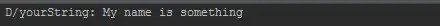Without $ in the variable name