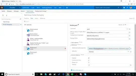 screenshot to show the issue