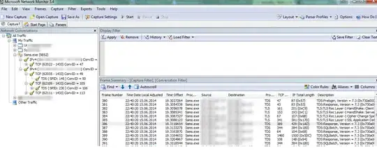 Example Session for TDS (MSSQL)