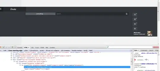 small part of html