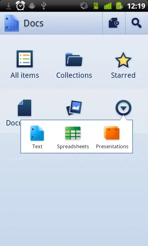 click the red color marked item