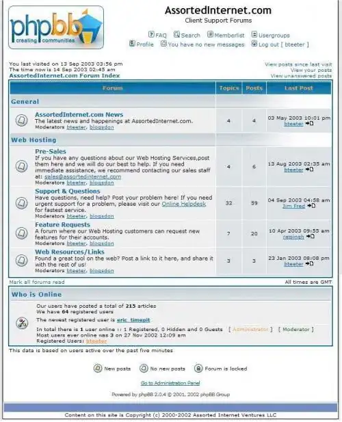 Screenshot that shows list of commands I made