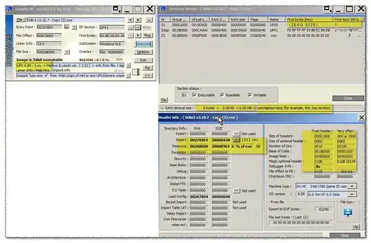 executable compressed by UPX