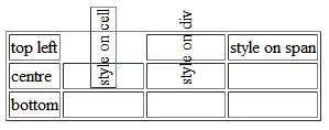 screenshot of bug