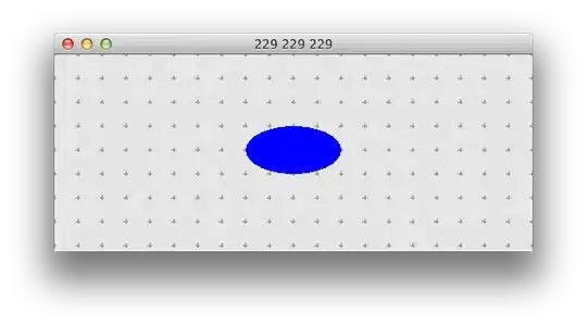 edgy object on smooth lined grid