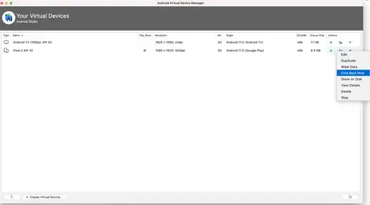 Printscreen of timeline (after)