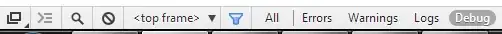 Chrome log not showing messages