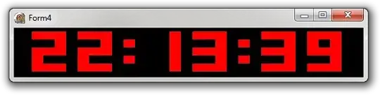 Seven-segment digital clock