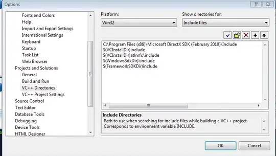 Project build setting