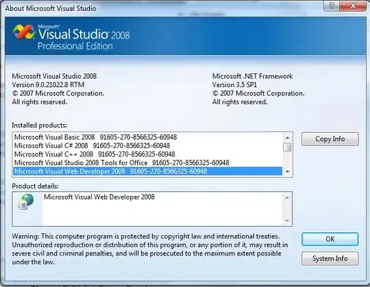 EntitySet debug view
