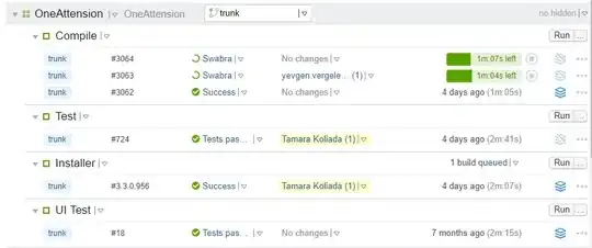 query result screen shot