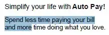 this is the text in the database