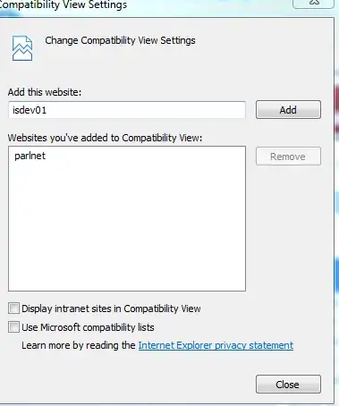 The pop-up calendar object after clicking the date button