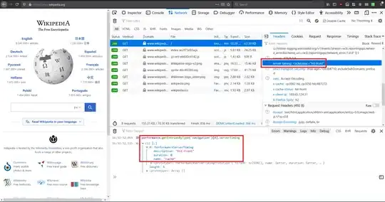Usage of server-timing response header on Wikipedia