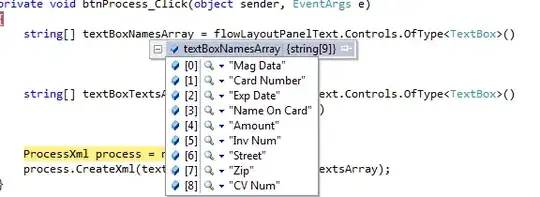 Edit action overlapping section header