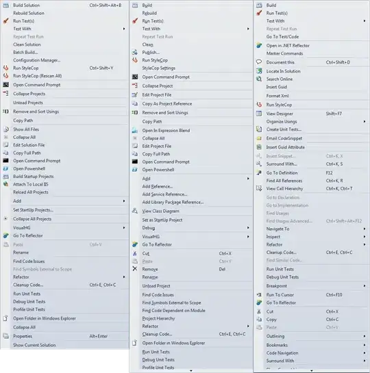 Feature branch before rebase