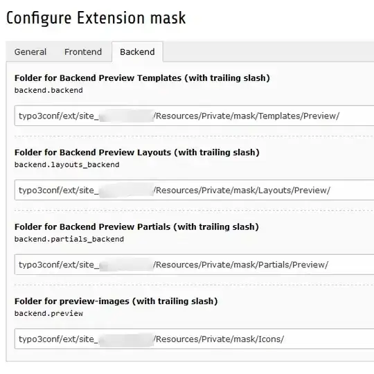 Mask config part 3