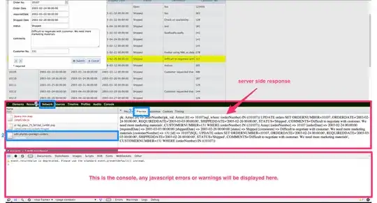 Example of search